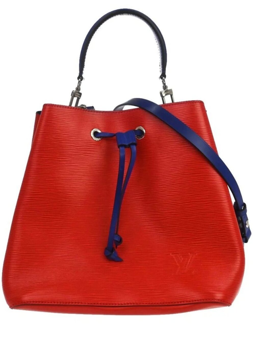 Louis Vuitton Red Epi Neo Noe Bucket 2way Handbag M54365